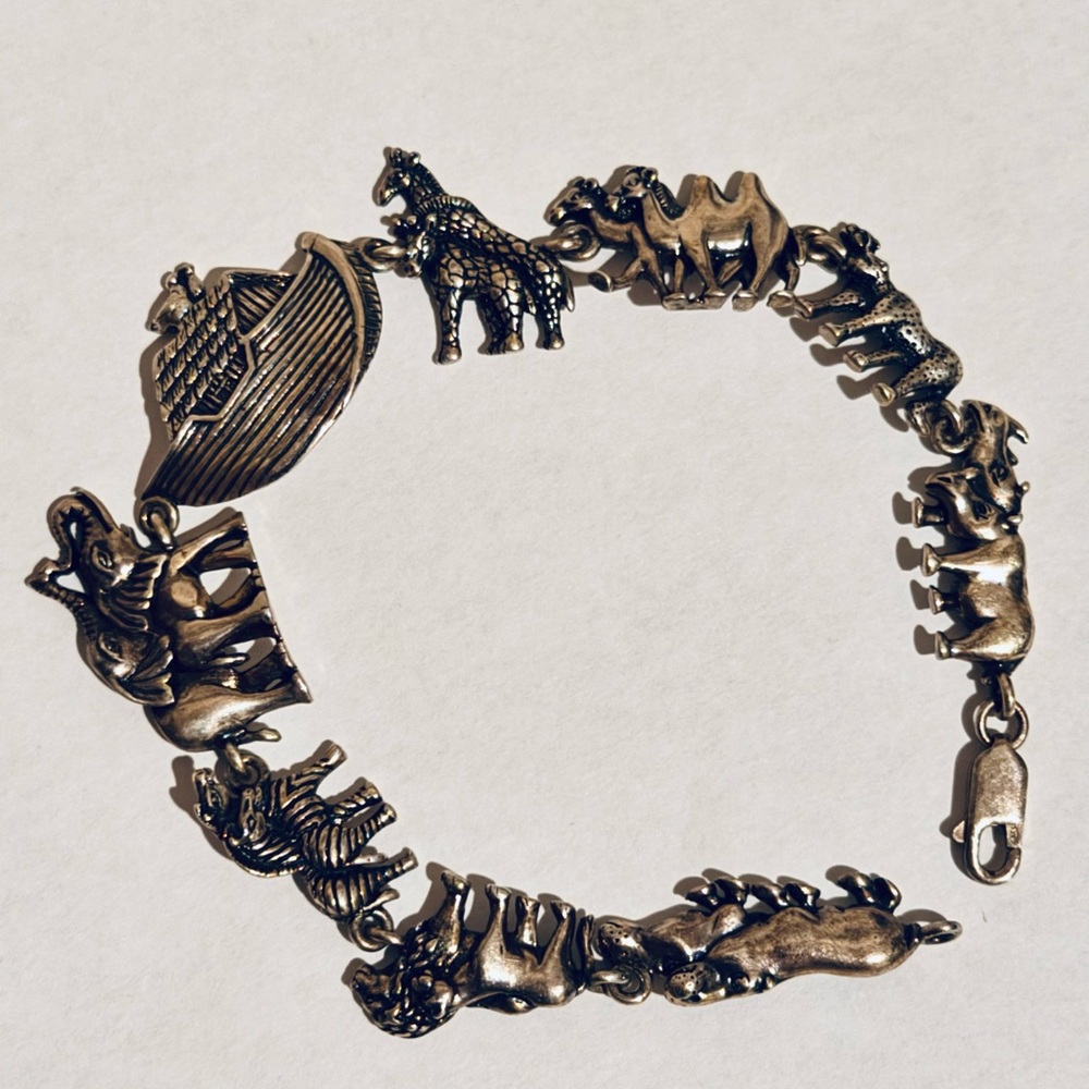 925 Sterling Silver Noahs Arc Bracelet
